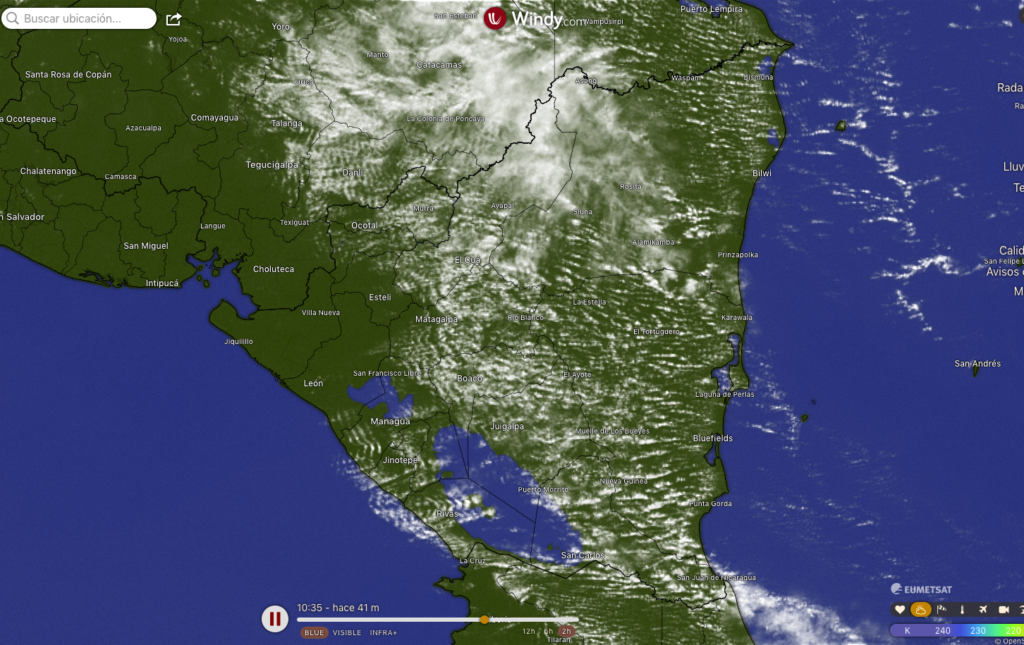 Clima en Nicaragua altas presiones persistirán en todo el territorio