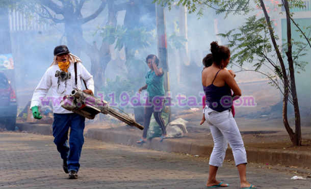 El Ministerio de Salud (Minsa) continua la lucha contra las epidemias en los barrios de Managua.