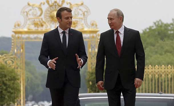 Los resultados de la reunión de Putin y Macron