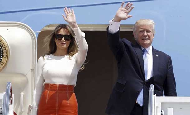 Trump inicia su primera gira internacional