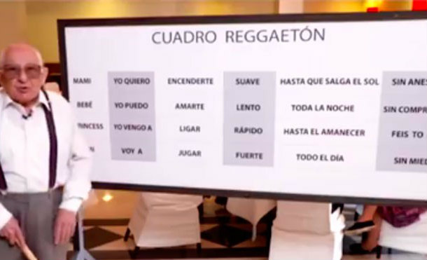 (+Vídeo) anciano da cátedra de reggaetón en solo 30 segundos