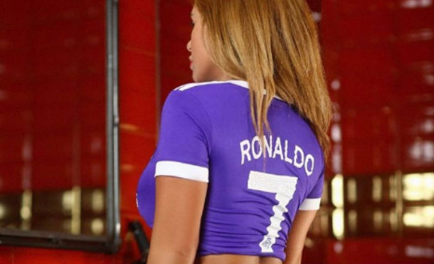 La paraguaya que se desnudó para celebrar la liga del Real Madrid