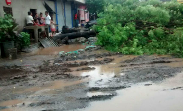 Chinandega: reportan tornado en la comunidad el Guasaule