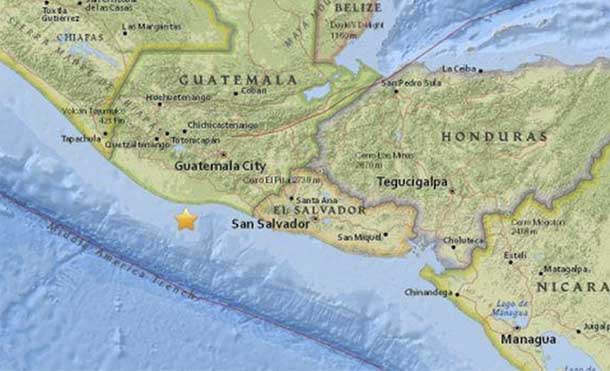 Terremoto de 6.8 sacude costas de Guatemala