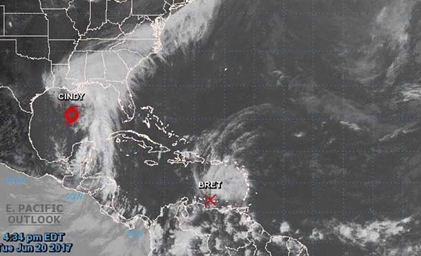 Venezuela reporta heridos leves por paso de tormenta Bret