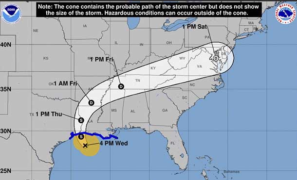 Tormenta tropical ‘Cindy’ cobra su primera víctima mortal