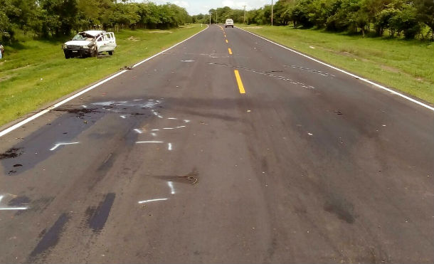 Seis cruzrojistas de Jinotega resultan lesionados tras volcón en carretera León-San Isidro