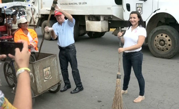 León: Alcaldía y sector privado realizan acciones por la madre tierra