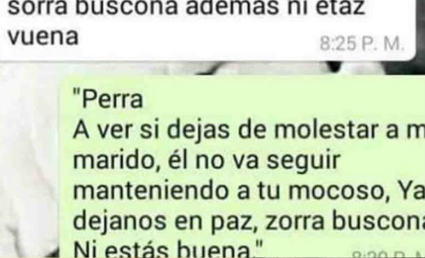 Una desconocida la llamó “sorra” por Whatsapp. Esto es insólito… ¿Qué pasó con el marido?