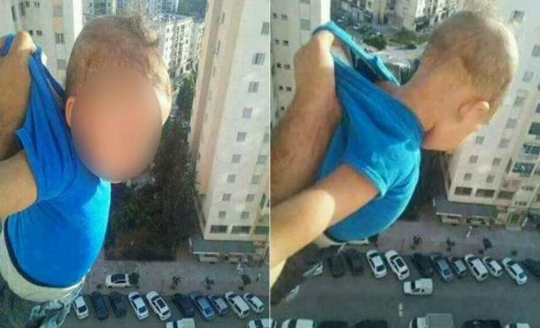 Colgó a un bebé de la ventana para conseguir “me gustas” en Facebook