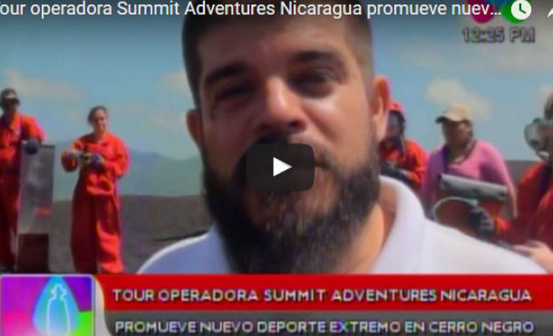 Tour operadora Summit Adventures Nicaragua promueve nuevo deporte extremo en Cerro Negro