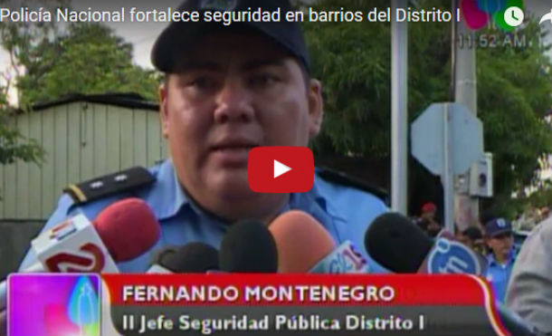 Policía Nacional fortalece seguridad en barrios del Distrito I