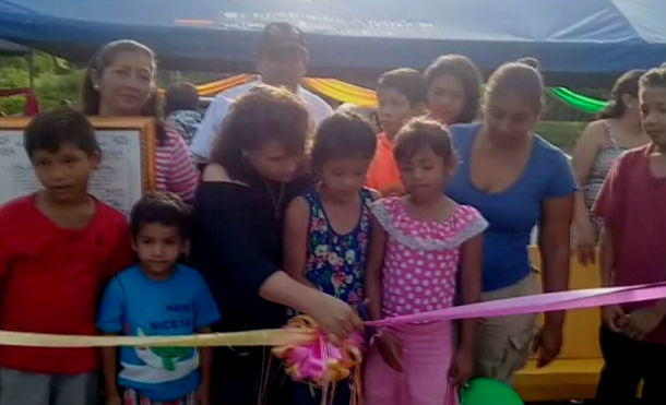 Nindirí: Inauguran cancha multiusos en "El Portillo"