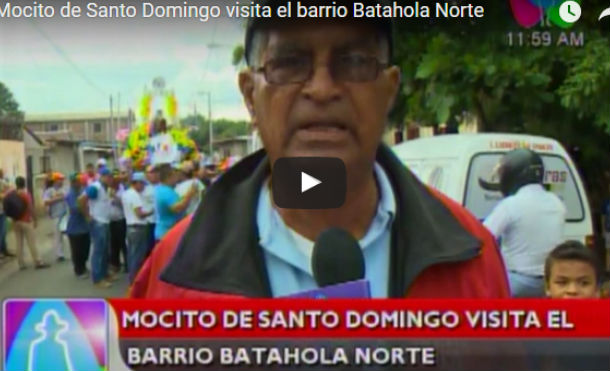 Mocito de Santo Domingo visita el barrio Batahola Norte