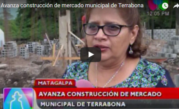 Avanza construcción de mercado municipal de Terrabona