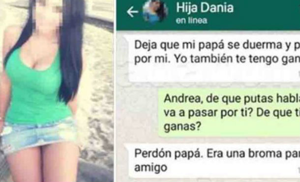 Señorita de 14 se equivoca de chat y le confiesa a su padre lo que va a hacer en la noche…el le da donde más le duele…