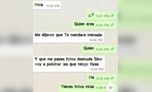 WhatsApp: la quiso chantajear para pedirle su foto sin ropa y mira lo que le pasó