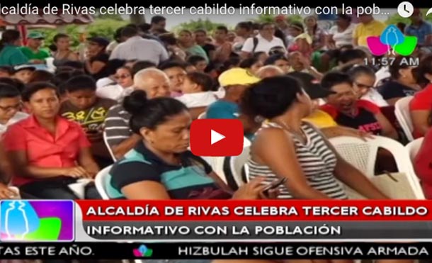 Alcaldía de Rivas celebra tercer cabildo informativo con la población