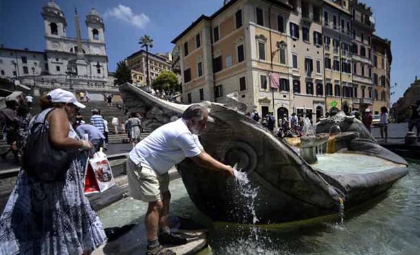 Buscan alternativas a racionamiento de agua en Roma