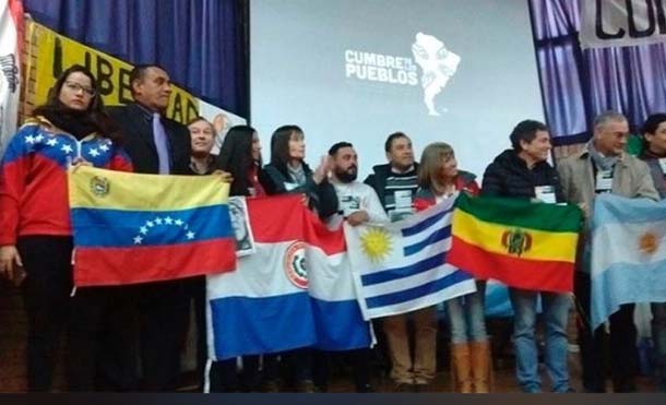 Cumbre de los Pueblos Mercosur expresa apoyo a Venezuela