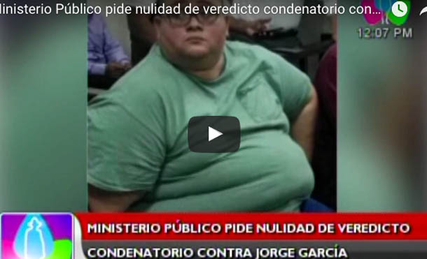 Ministerio Público pide nulidad de veredicto condenatorio contra Jorge García