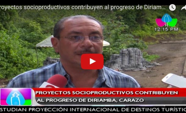 Proyectos socioproductivos contribuyen al progreso de Diriamba, Carazo