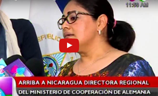 Arriba a Nicaragua Directora Regional del Ministerio de Cooperación de Alemania