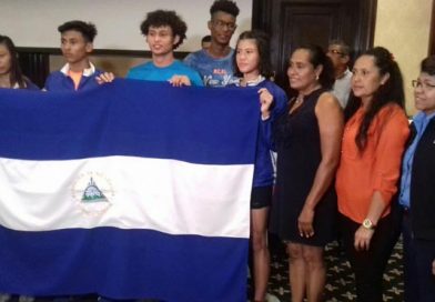 Pinoleros abanderados, para el Campeonato Centroamericano Juvenil de Atletismo