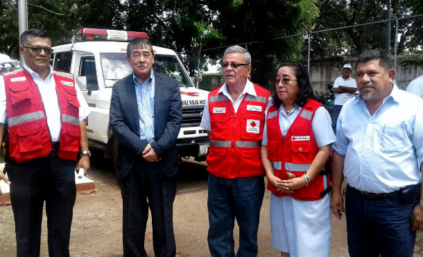 Japón entrega una ambulancia nueva al pueblo de Juigalpa