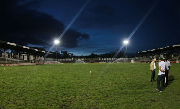 Así luce el Estadio de futbol de los Caciques del Diriangén en Diriamba