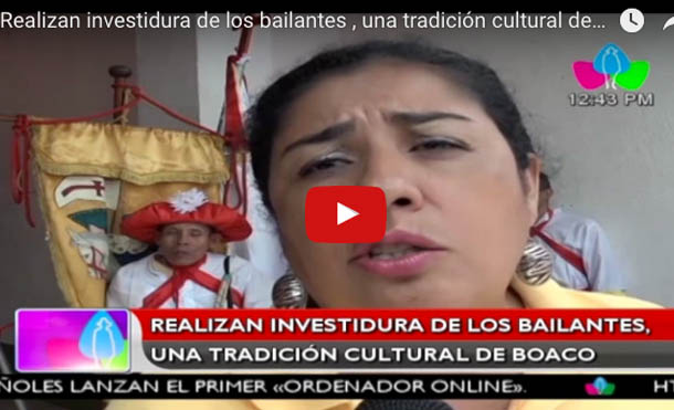 Realizan investidura de los bailantes , una tradición cultural de Boaco