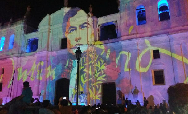 Poesía, arte y tradición en el inicio de II Festival Azul Darío en León