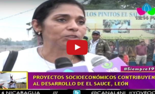 Proyectos socioeconómicos contribuyen al desarrollo de El Sauce, León