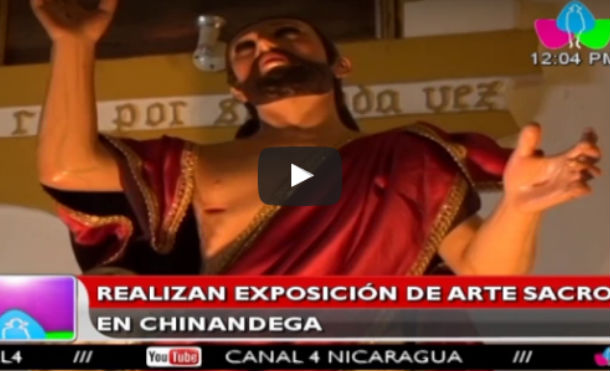 Realizan exposición de Arte Sacro en Chinandega