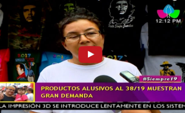 Productos alusivos al 38/19 muestran gran demanda