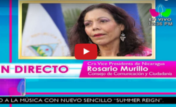 Comunicación con la Vicepresidenta Compañera Rosario Murillo 14 Julio 2017