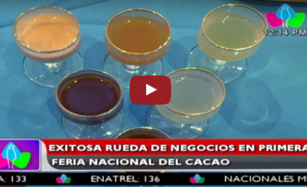 Exitosa rueda de negocios en primera Feria Nacional del Cacao