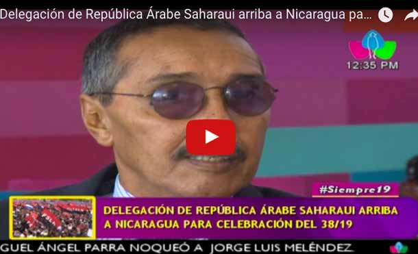 Delegación de República Árabe Saharaui arriba a Nicaragua para celebración del 38/19