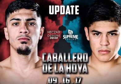 Randy Caballero se enfrentará a Diego De La Hoya en la velada del Canelo vs Golovkin