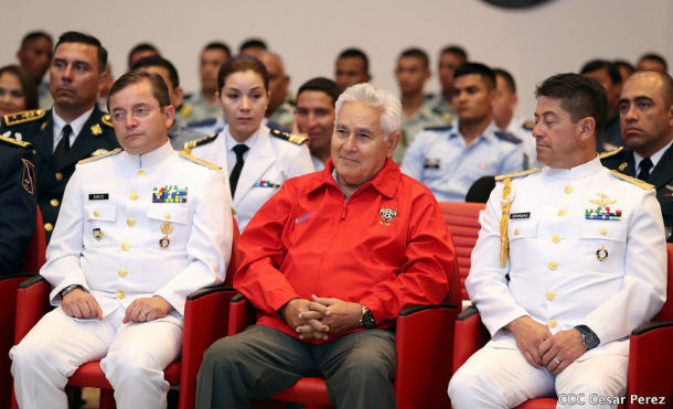 Comandante Daniel y Compañera Rosario presiden acto del 38 Aniversario de la Fuerza Aérea del Ejército de Nicaragua 