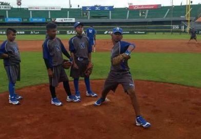 Selección de beisbol U 12 realiza primer entrenamiento en Taiwán