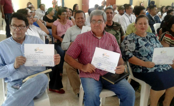 Chontales: Entregan certificados a protagonistas del primer módulo de la Universidad Abierta en Línea