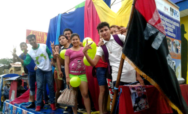 Chinandega: Jóvenes de El Viejo celebran con júbilo el Día de la Alegría