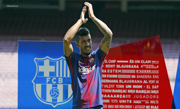 Barcelona presenta a su refuerzo Paulinho