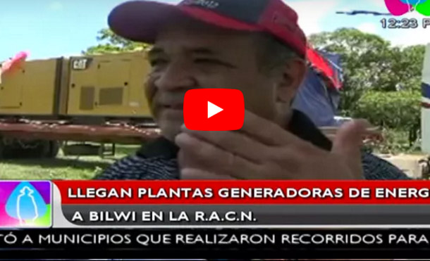 Llegan plantas generadoras de energía a Bilwi en la R.A.C.N