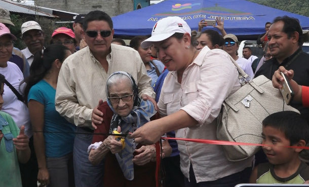 Jinotega: Formula del Frente Sandinista inaugura calles adoquinadas