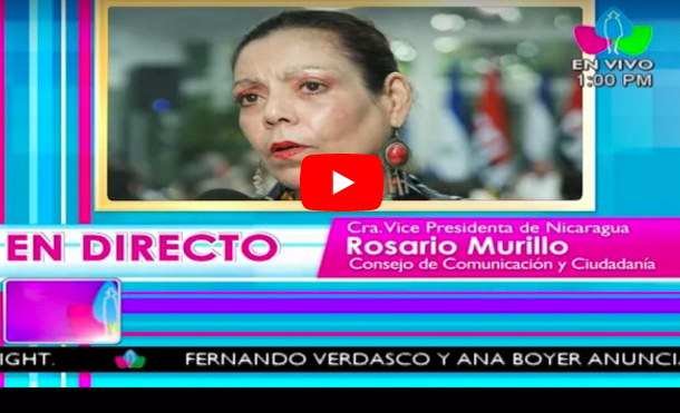 Comunicación con la Vicepresidenta Compañera Rosario Murillo 20 Septiembre 2017