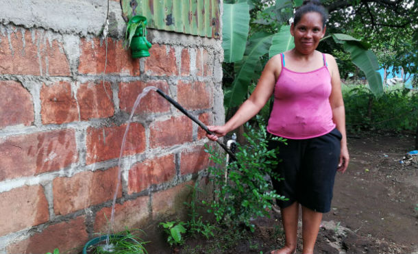 ENACAL inaugura proyecto de agua potable en comunidad Carlos Huete de Posoltega