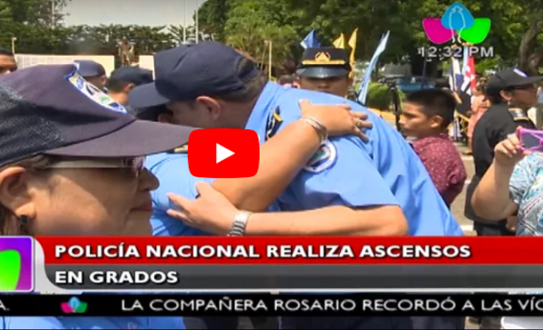 Policía Nacional realiza ascensos en grados