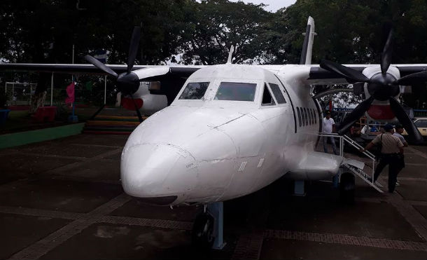 Avión LET L410 es el nuevo atractivo en Masaya